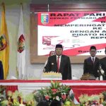 Gubernur Arinal dan Wagub Chusnunia Bersama Forkopimda Ikuti Rapat Paripurna Istimewa HUT RI ke-78