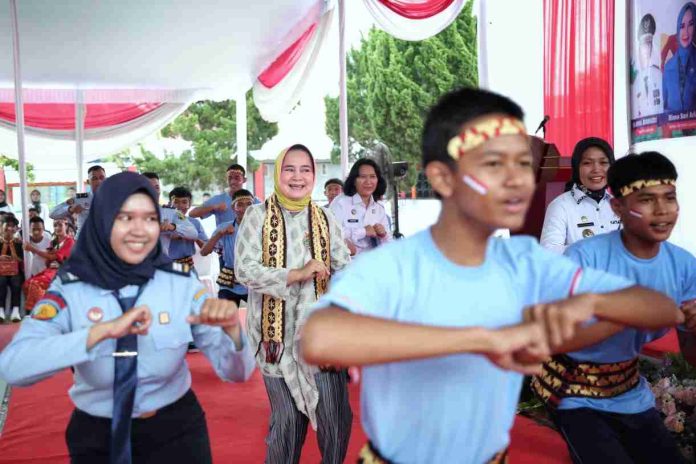 Memperingati HAN 2023, Bunda Riana Sari Kunjungi LPKA Kelas II Bandar Lampung