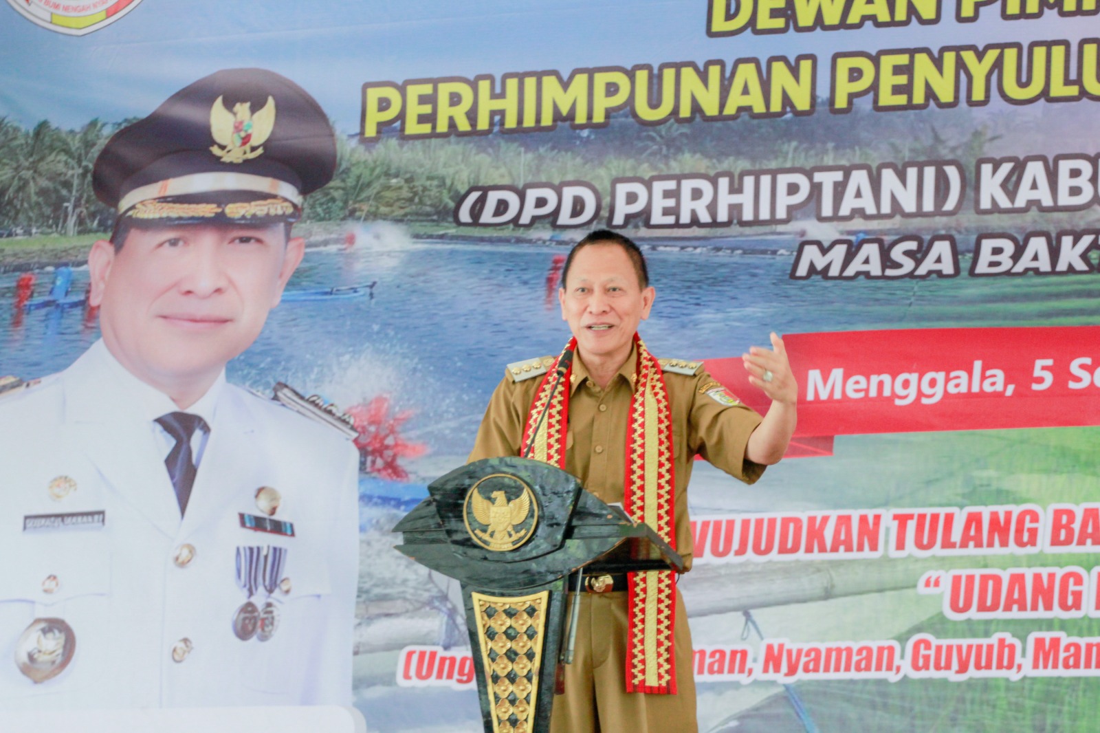 Hadiri Pengukuhan Pengurus DPD Perhiptani Tulang Bawang, Pj Bupati Qudrotul Ikhwan berharap Penyuluh Pertanian menjdi center kemajuan Pertanian Tulang Bawang