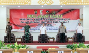 PJ Bupati Tuba Hadiri Dekradasi Damai Pilkada Kepala Kampung