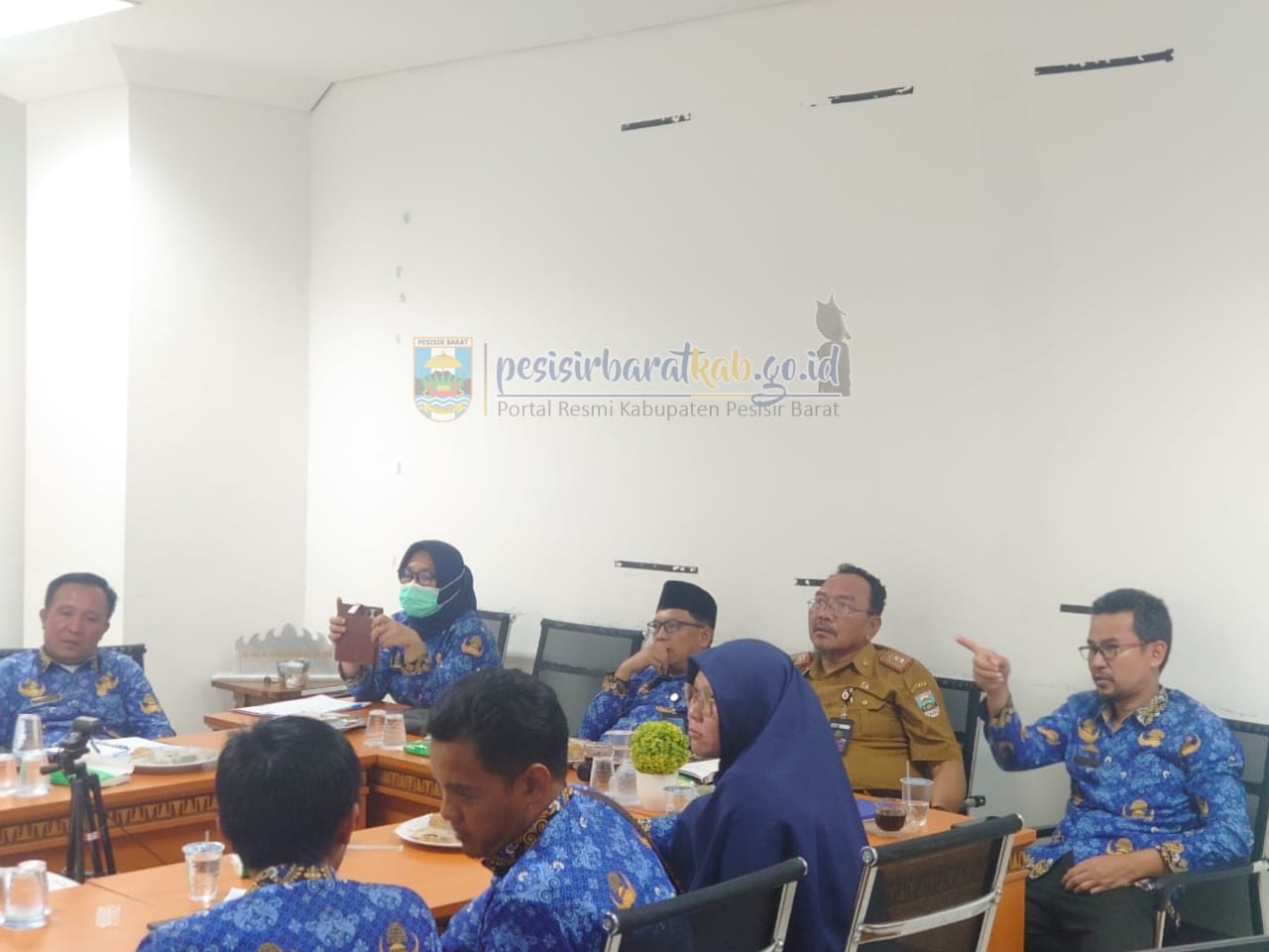 Pemkab Pesibar Ikuti Rakor P3DN
