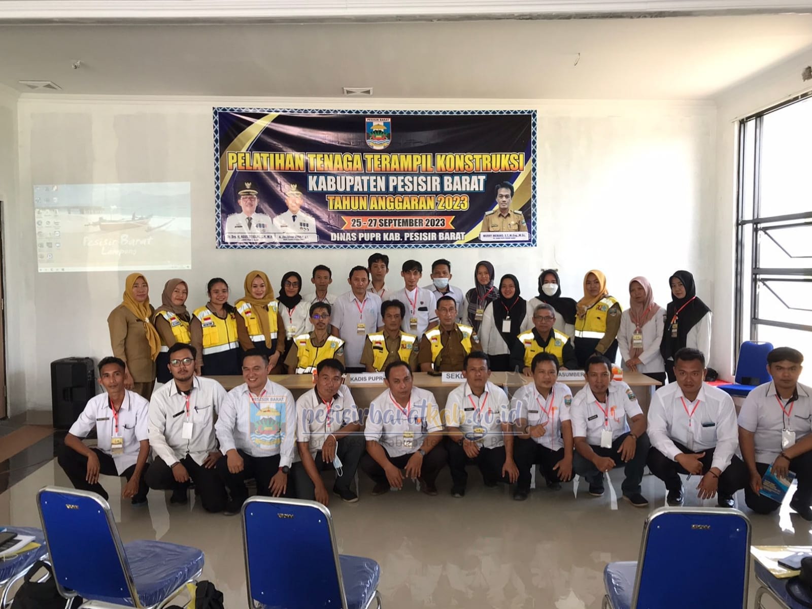 Plt. Sekda Pesibat Buka Pelatihan Tenaga Terampil Kontruksi