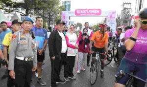 Gubernur Arinal dan Ibu Riana Hadiri Tour of Road to Kemala Lampung Seri 4