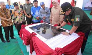 Gubernur Arinal Tandatangani Prasasti Hibah Tanah 150 Ha untuk Pengembangan Kampus II Unila