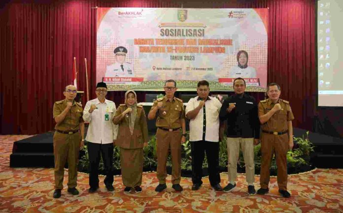 Gubernur Arinal Buka Sosialisasi Bahaya Terorisme dan Radikalisme untuk Siswa dan Guru