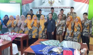 Mingrum Gumay Sosialisasi Pembinaan Ideologi Pancasila di Sekolah MA Maarif Kota Gajah