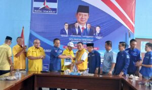 Laksanakan Tugas DPP Partai Golkar, Bacagub Hanan Daftar Penjaringan di DPD Partai Demokrat Lampung