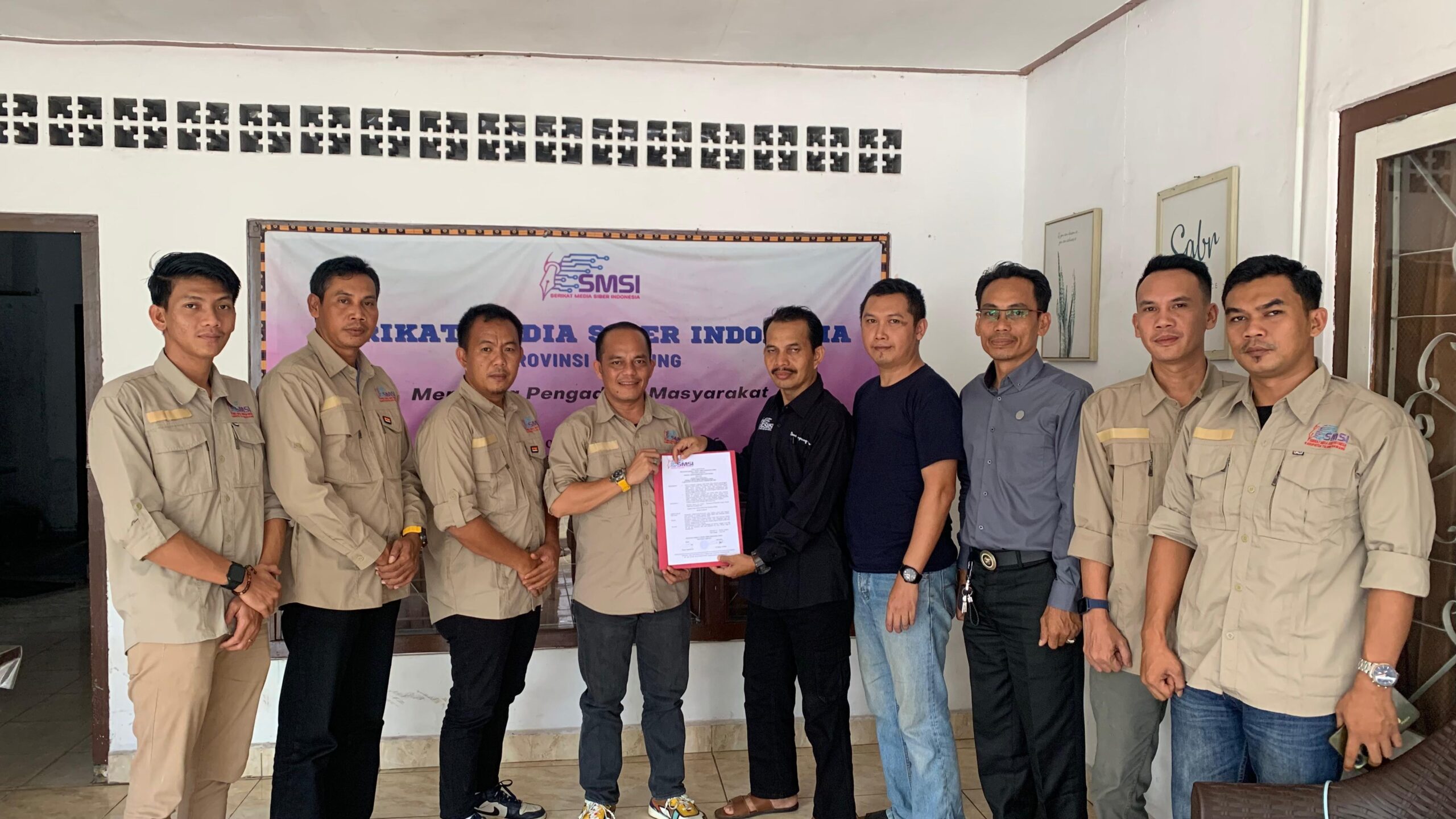 Donni Irawan Lantik Abdul Rohman Sebagai Ketua SMSI Tuba