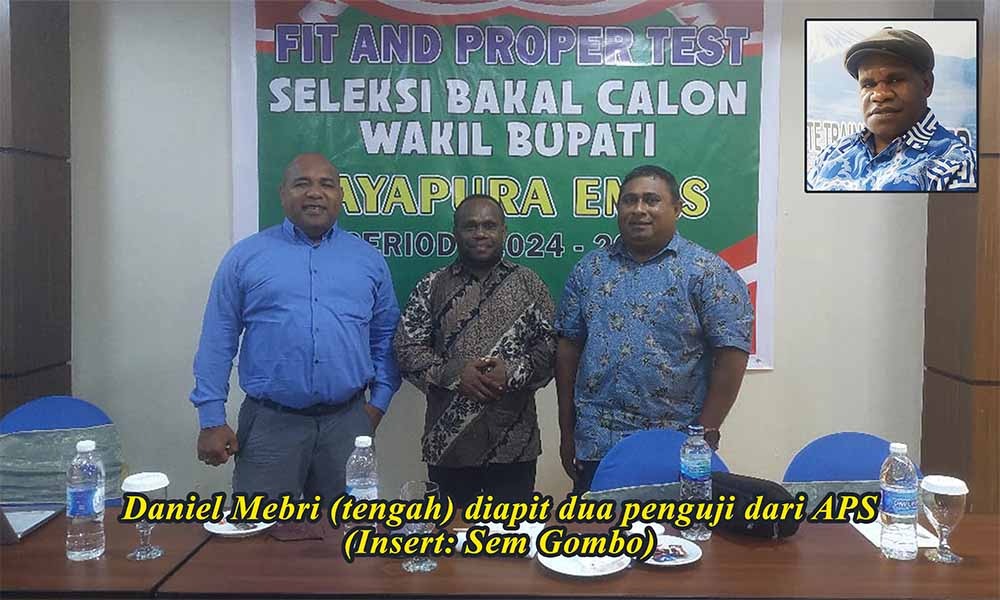 Daniel Mebri Terpilih Jadi Bacawabup Jayapura Emas