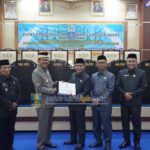 DPRD Pesisir Barat Gelar Rapat Paripurna Penyampaian Nota Pengantar Ranperda LPJ Bupati APBD tahun 2023.