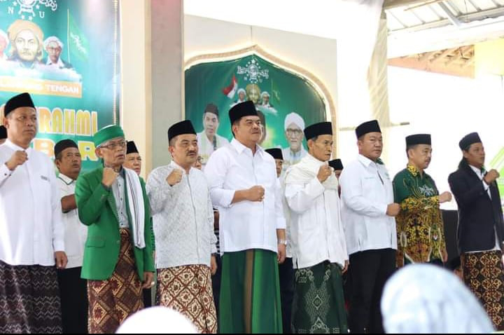 Bupati Musa Ahmad Hadir Dalam Acara Silaturahmi Akbar Kader Nahdlatul ulama Lampung Tengah 2024