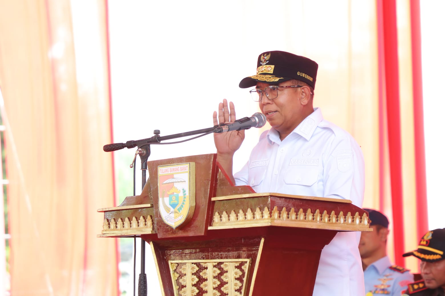 Pj. Gubernur Samsudin Canangkan 7 Tiyuh sebagai Kampung Pancasila dan Resmikan Tugu Pancasila di Tiyuh Panaragan Jaya, Tulang Bawang Barat