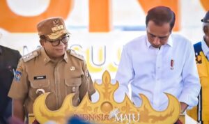 Presiden Joko Widodo Didampingi Pj. Gubernur Samsudin dan Menteri PUPR Basuki Hadimuljono Meresmikan Bendungan Margatiga di Kabupaten Lampung Timur Presiden Joko Widodo Didampingi Pj. Gubernur Samsudin dan Menteri PUPR Basuki Hadimuljono Meresmikan Bendungan Margatiga di Kabupaten Lampung Timur