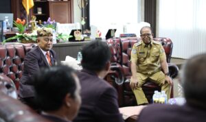 Pj. Gubernur Samsudin Terima Kunjungan Jajaran Pengurus PPNI Lampung, Bahas Hibah Lahan dan Pembangunan Diklat bagi Perawat di Kota Baru