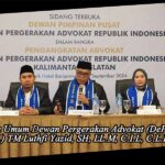 Advokat DePA-Ri Kalsel Dilantik, Luthfi Yazid: Integritas dan Optimisme Sangat Penting di Era Disrupsi Hukum