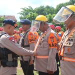 Waspada Cuaca Extreme, Brimob Batalyon B Pelopor Siaga Tanggap Bencana Alam