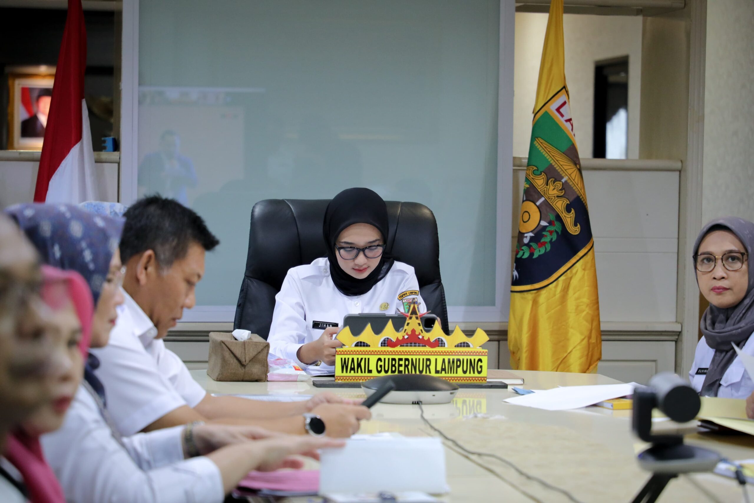 Wagub Jihan Nurlela Ikuti Peluncuran Indikator Indeks Pencegahan Korupsi Daerah MCP Tahun 2025 oleh Ketua KPK-RI Setyo Budiyanto