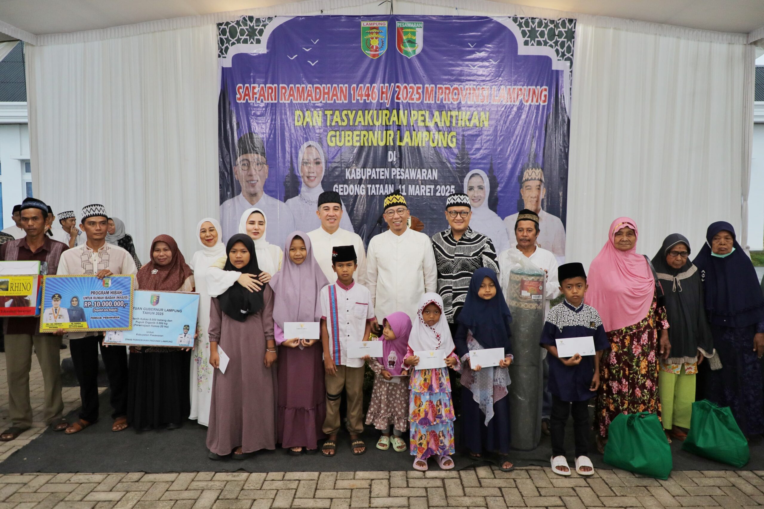 Gubernur Mirza Safari Ramadhan ke Pesawaran, Sampaikan Makna Visi “Bersama Lampung Maju Menuju Indonesia Emas” dan Tri Cita Pembangunan Lampung