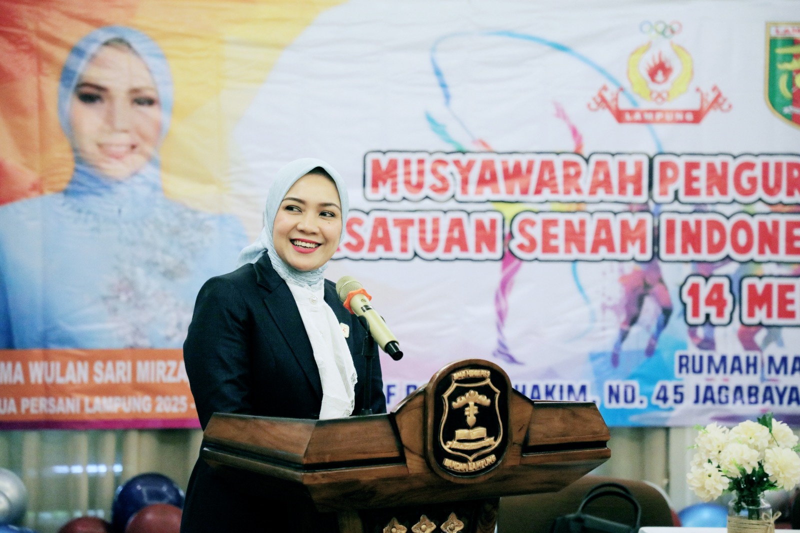 Ibu Purnama Wulan Sari Mirza Terpilih Aklamasi sebagai Ketua Umum Persani Lampung periode 2025-2029, Diharapkan Perkuat Sinergi Memajukan Olahraga Senam di Lampung