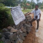 Desa Gedung Mulya Realisasikan Dana Desa (DD) Tahap 1 (Satu) Berupa Rapat Beton