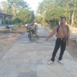 Desa Mukti Jaya Realisasikan Dana Desa (DD) Tahun 2025 Tahap Pertama Dengan Membangun Jalan Rabat Beton