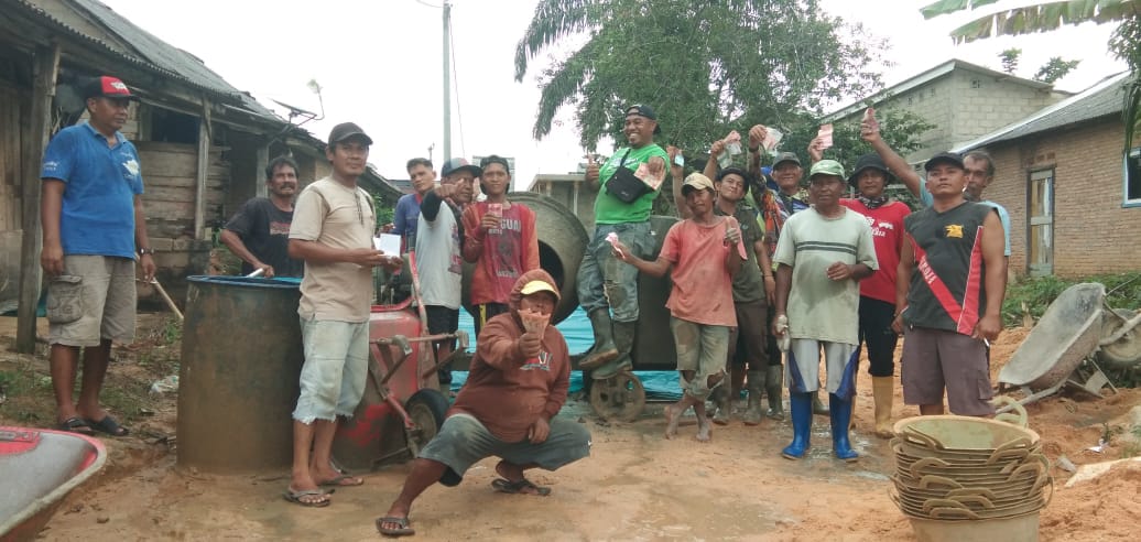 Anggaran Tahap Dua Desa Sidang Gunung Tiga Tahun 2025 Rabat Beton Tela Usai