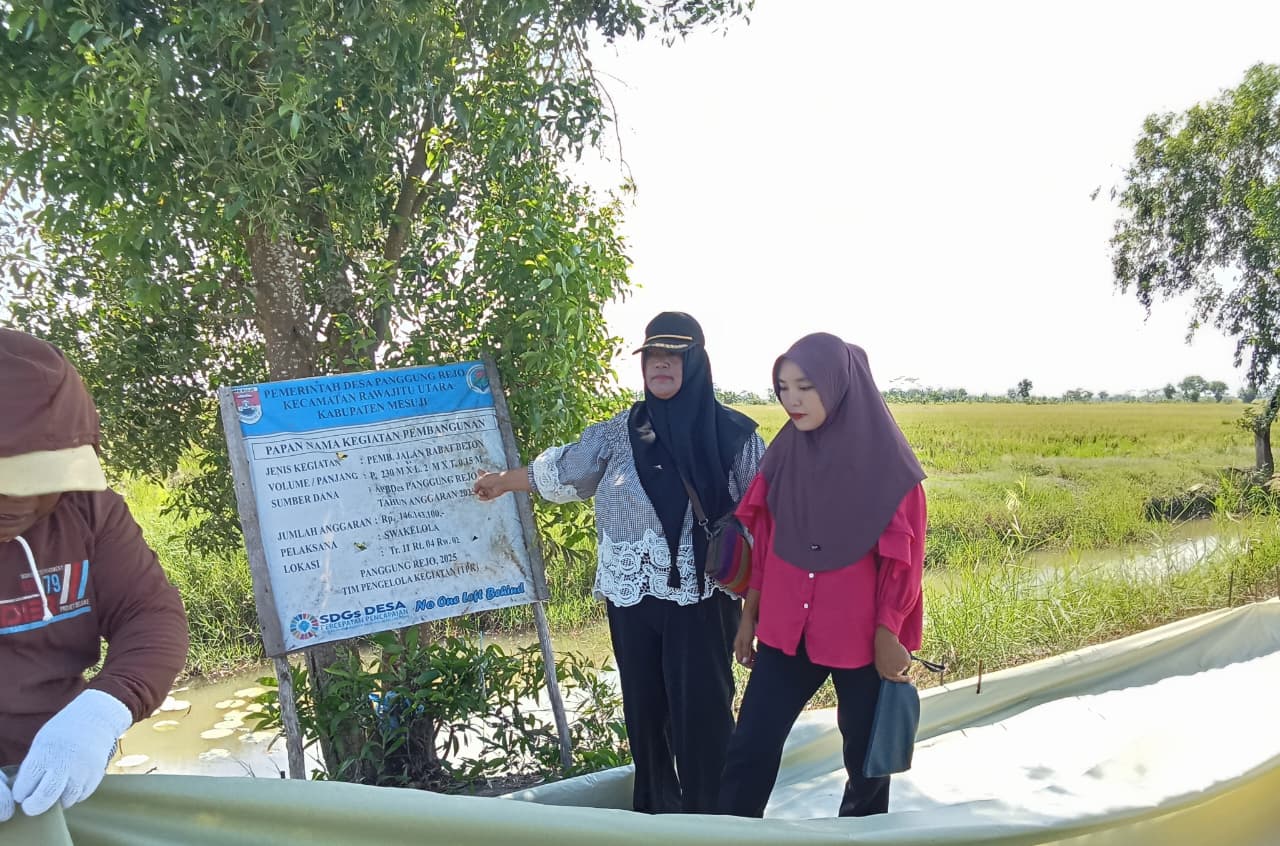 DESA PANGGUNG REJO ALOKASIKAN RABAT BETON TAHUN 2025