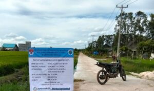 Pembangunan jalan rabat beton Anggaran Dana Desa(DD) Tahap Satu Desa Sidang Makmur Tahun 2025 Selesai Pembangunan jalan rabat beton Anggaran Dana Desa(DD) Tahap Satu Desa Sidang Makmur Tahun 2025 Selesai